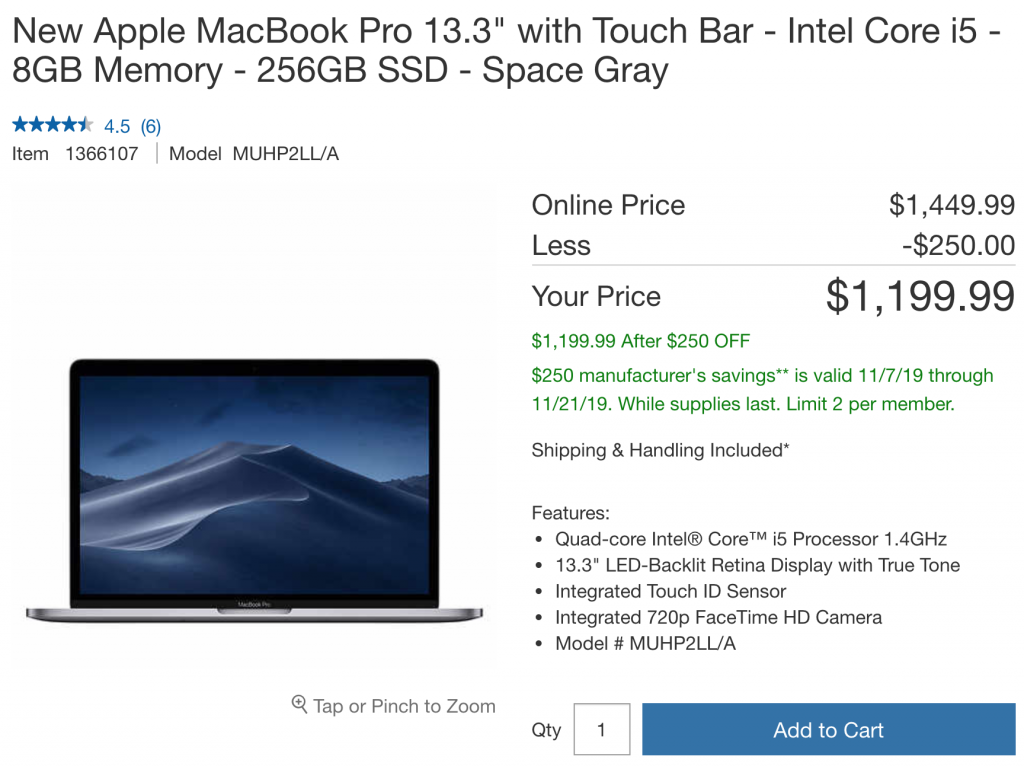アメリカで新品MacBook Proを格安で買う方法 | ぽこぺんブログ